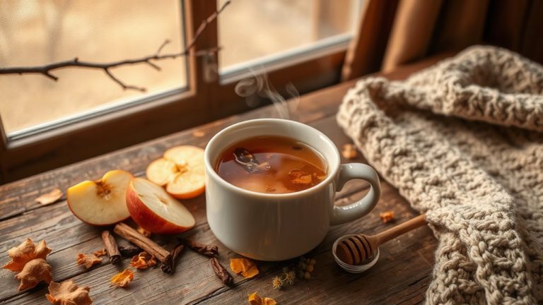 apple teas evoking fall flavors