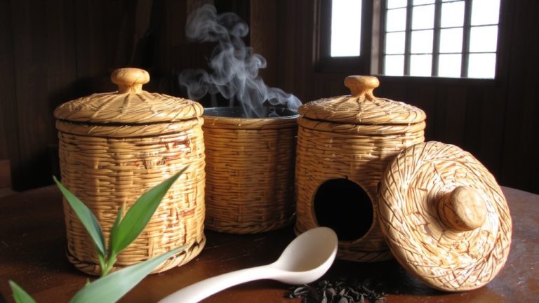 bamboo tea aroma storage