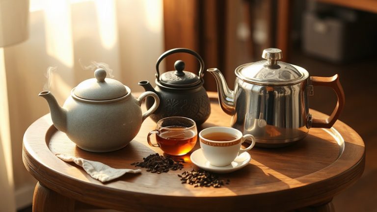best teapot materials for heat retention flavor purity
