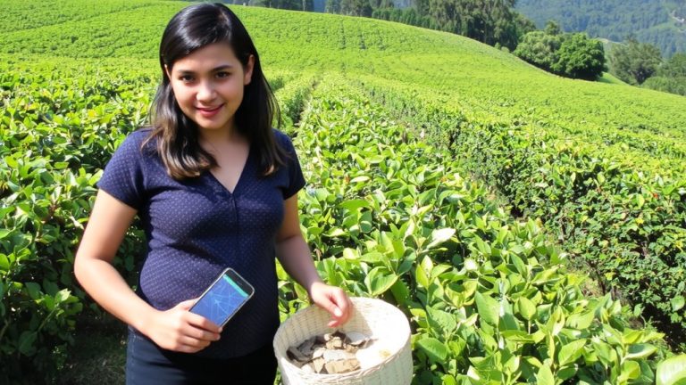 blockchain tea wage platform