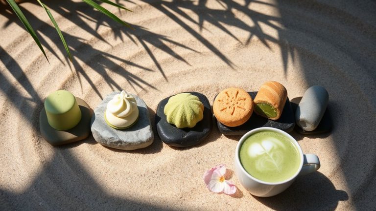 calm earthy matcha flavors