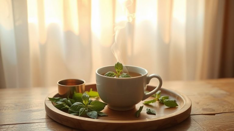 calm holy basil tea