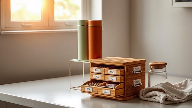 compact tea storage solutions