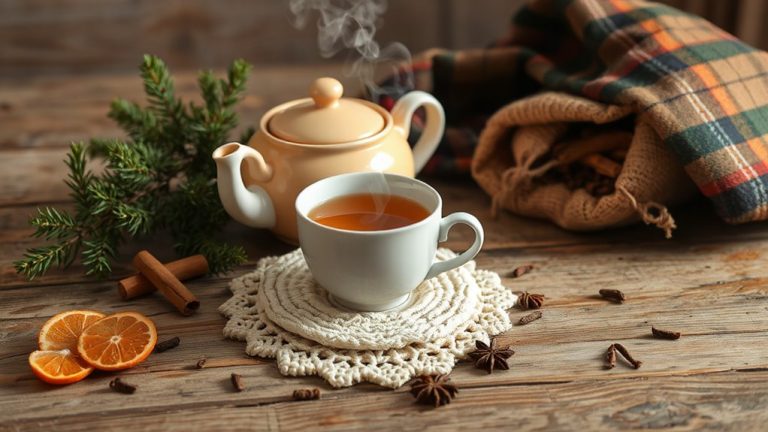 cozy holiday tea blends