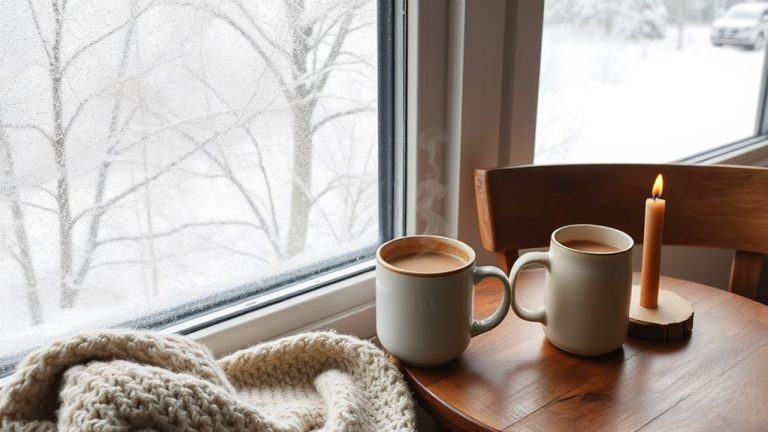 cozy winter hot drinks