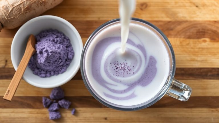 creamy taro drink powder