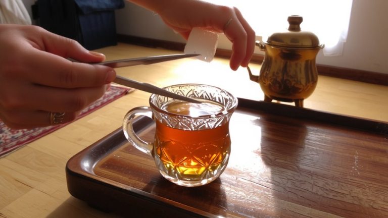 cut glass with sugar