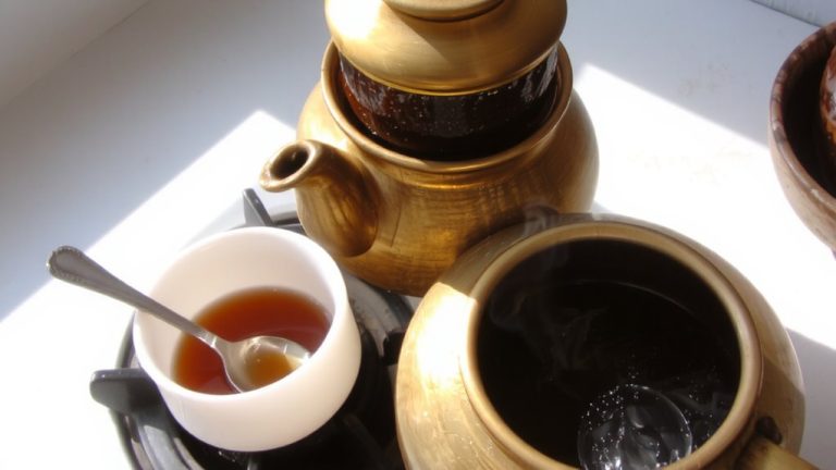 double teapot brewing strength