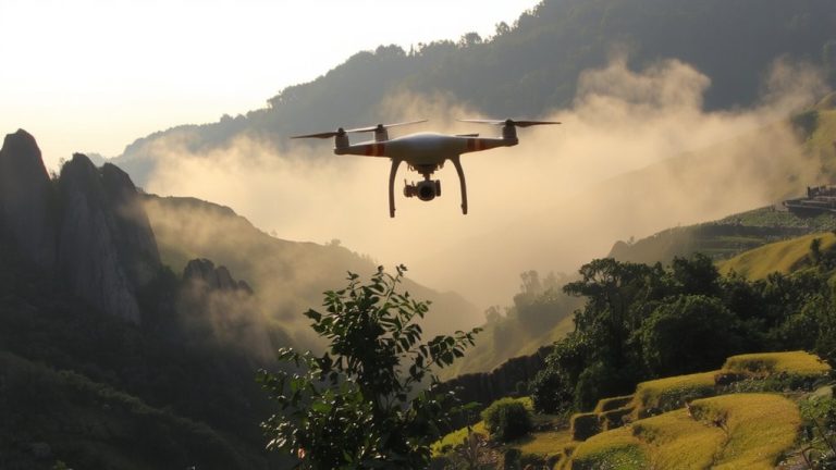 drones for organic biopesticides