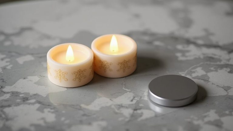 flicker free rechargeable tea lights