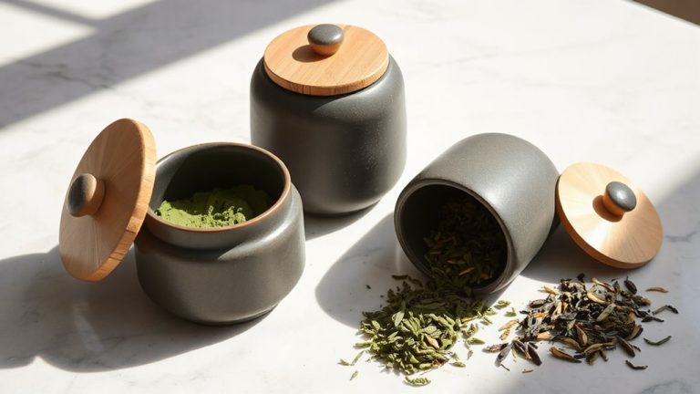 freshness preserving tea storage canisters