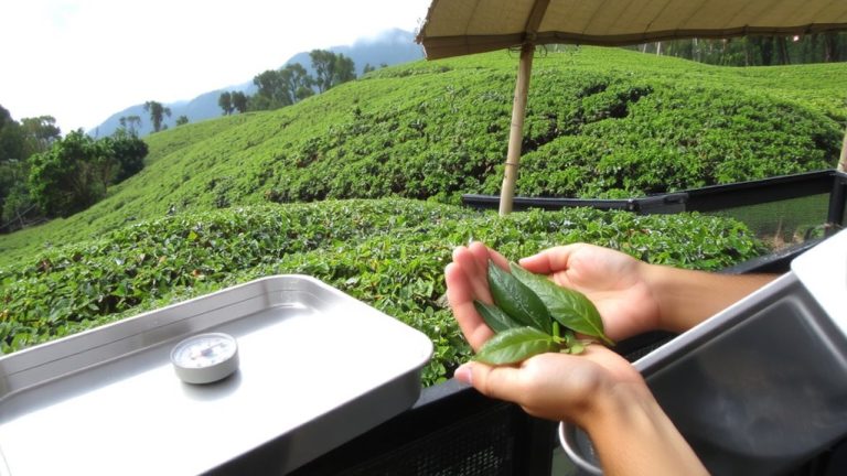 green tea processing adjustments