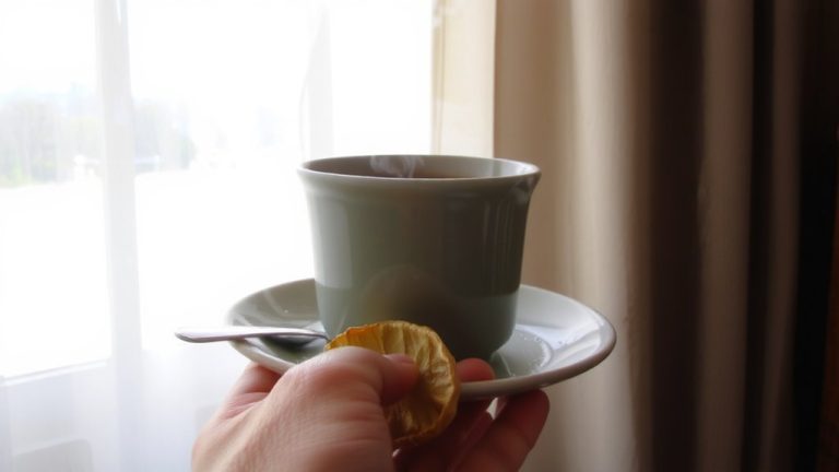 hot with lemon slice