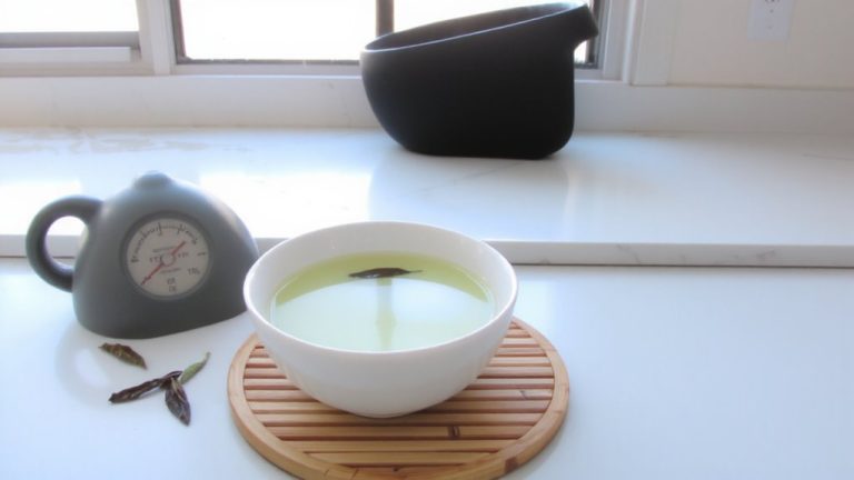 optimal green tea temperature