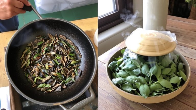 pan firing versus steaming processing