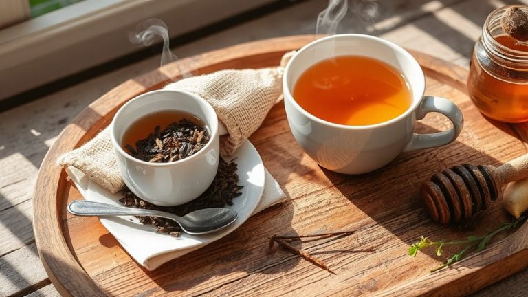 perfect morning breakfast tea