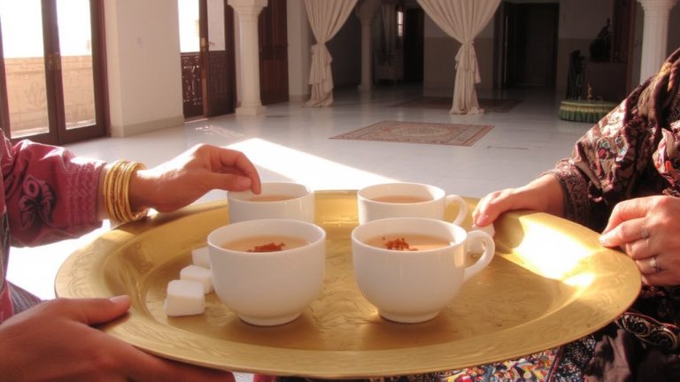pink tea cultural rituals