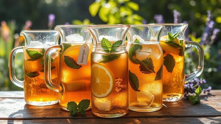 refreshing iced tea pitchers