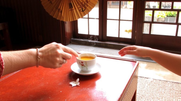 respect through tea offering