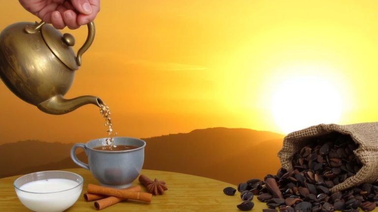 strong assam tea with spices