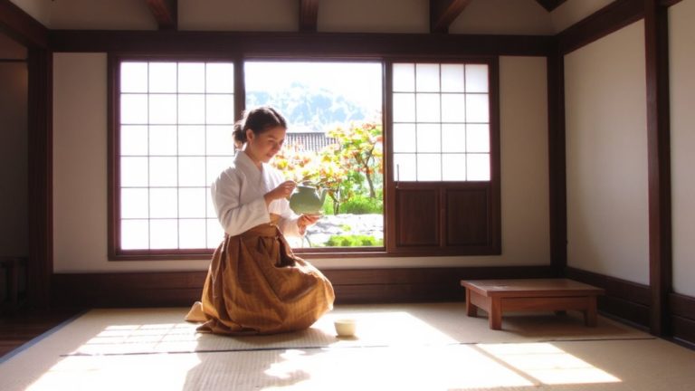 tea hospitality in hanok