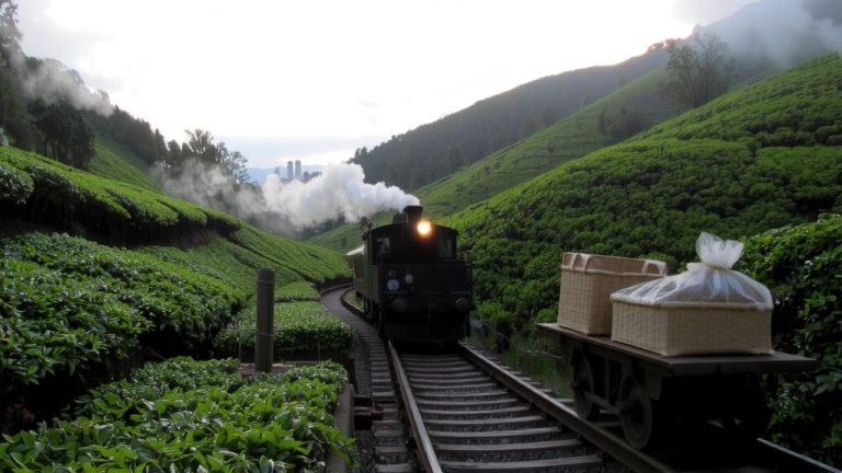 tea railways fresh transport