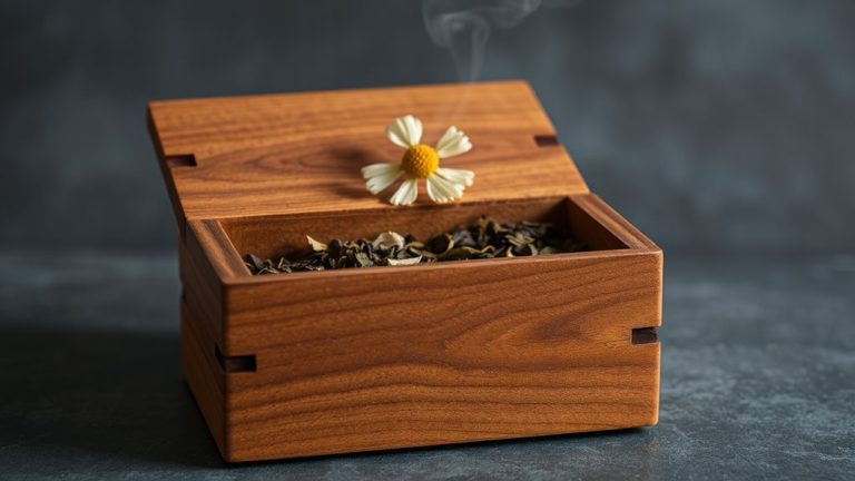 wooden tea freshness storage